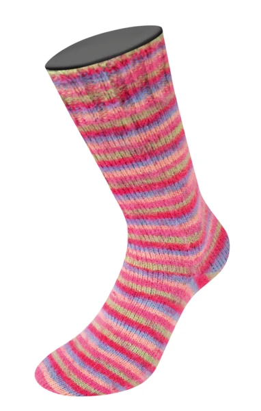 Lana Grossa Cosy Socks Multi Stripes